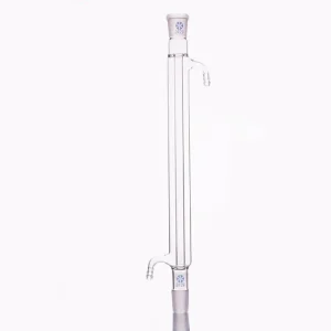 Condensatore Liebig con giunto, lunghezza da 200 mm a 500 mm.